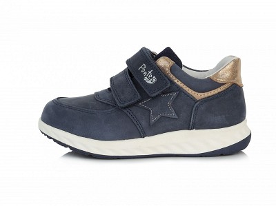 Ponte20 DA03-1-457 Unisex supinált bőr sportcipő - kék