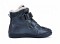 D.D.Step W040-52591 Lány bélelt bőrcipő csillag mintával - sötétkék