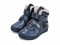 D.D.Step W040-52591 Lány bélelt bőrcipő csillag mintával - sötétkék