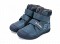 D.D.Step W049-52250 Fiú bélelt bőrcipő fluoreszkáló talppal - sötétkék