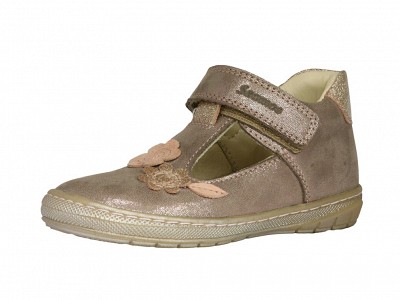 Szamos 3331-40382 Lány felvezetőpántos szandálcipő - dohányszín