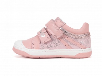 Ponte20 DA03-6-1326 Lány supinált bőrcipő halpikkely mintával - rózsaszín