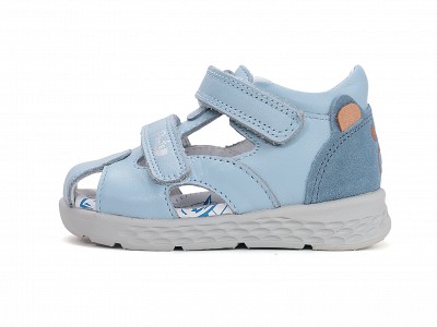 Ponte20 DA05-6-1256 Fiú supinált orrvédős szandál - világoskék